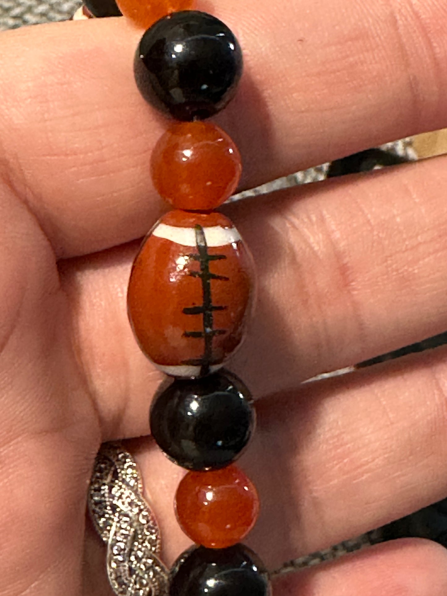 Cincy Football Stretch Bracelet