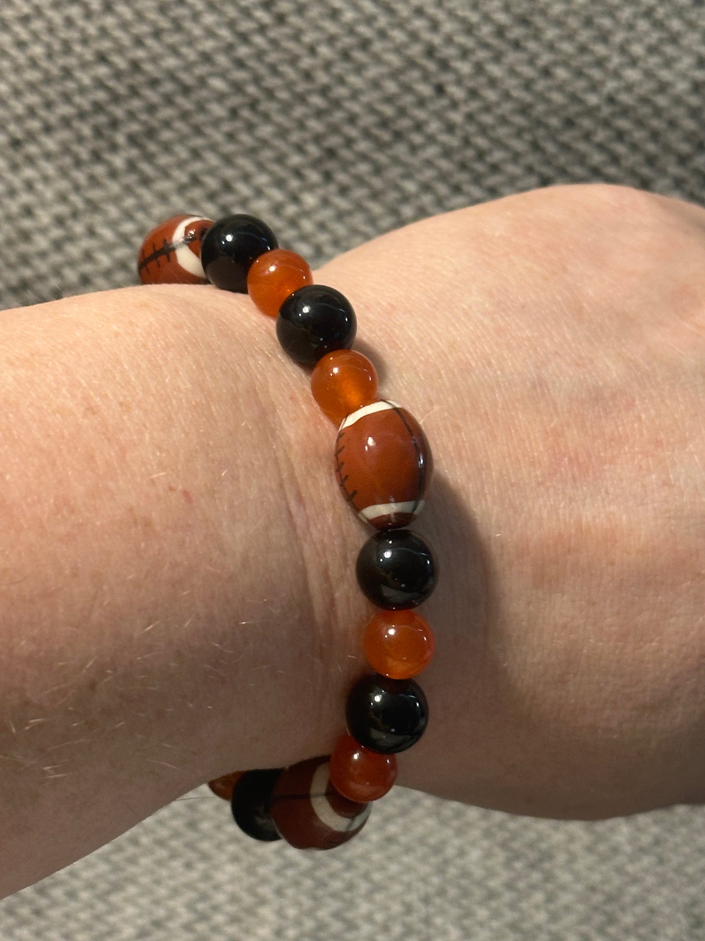 Cincy Football Stretch Bracelet