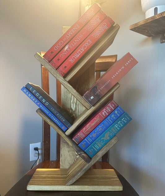 Handmade Book Tree LOCAL PICKUP ONLY (Made to order)