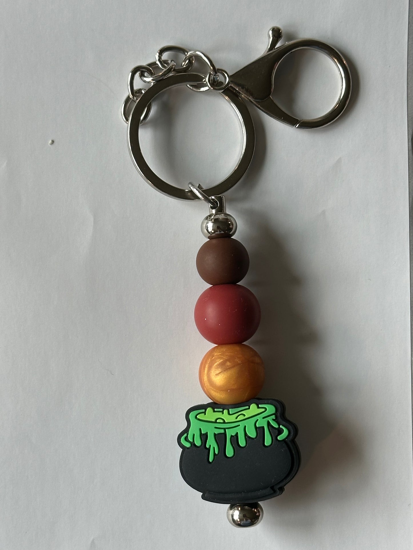 Magic School Beaded Bar Keychain