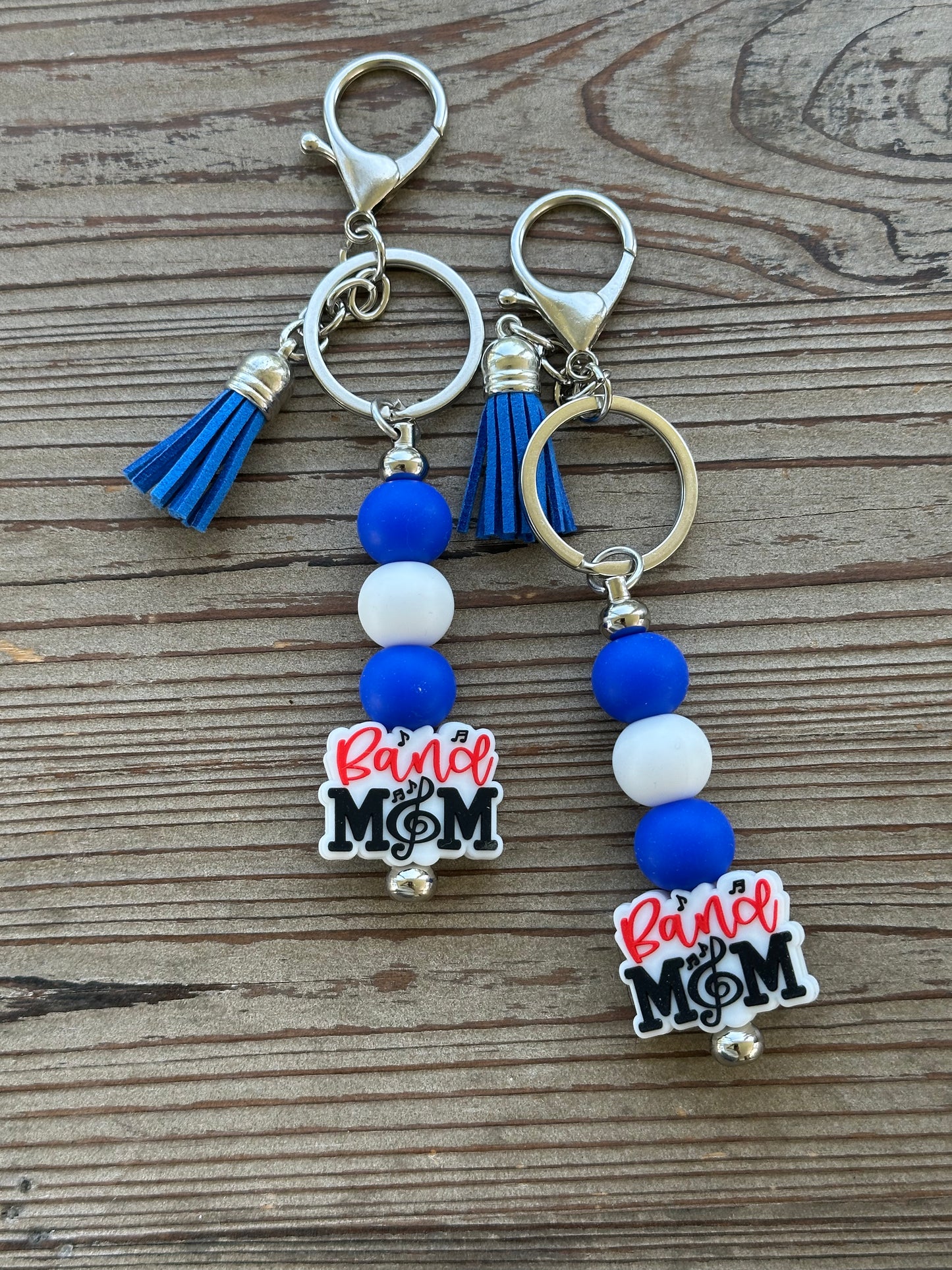 NKY Local School Spirit Beaded Wristlet and Beaded Bar Keychains