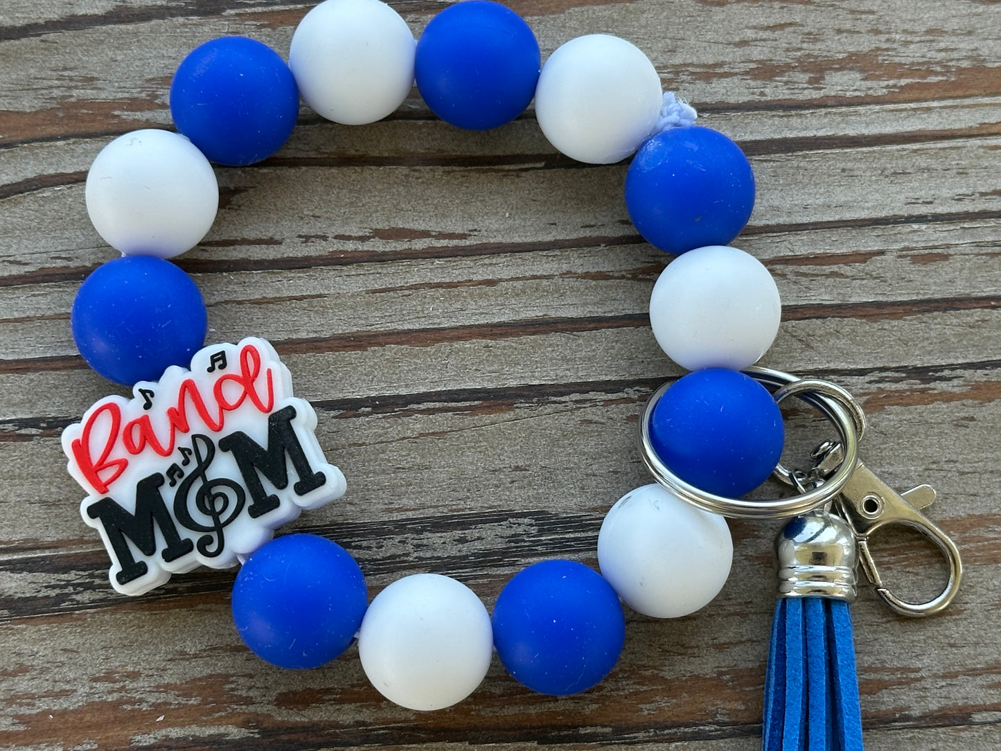 NKY Local School Spirit Beaded Wristlet and Beaded Bar Keychains