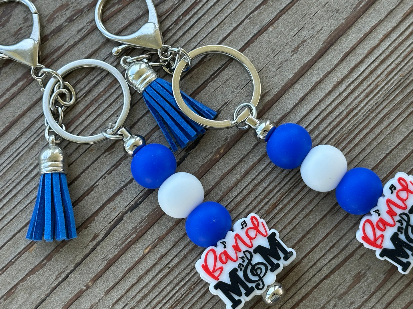 NKY Local School Spirit Beaded Wristlet and Beaded Bar Keychains