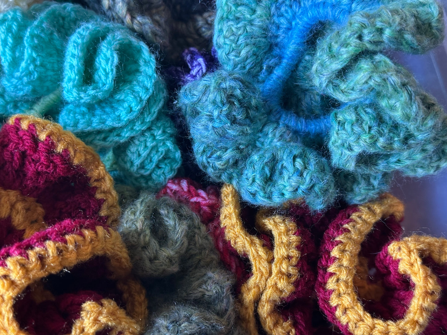 Mystery Crochet Hair Scrunchie