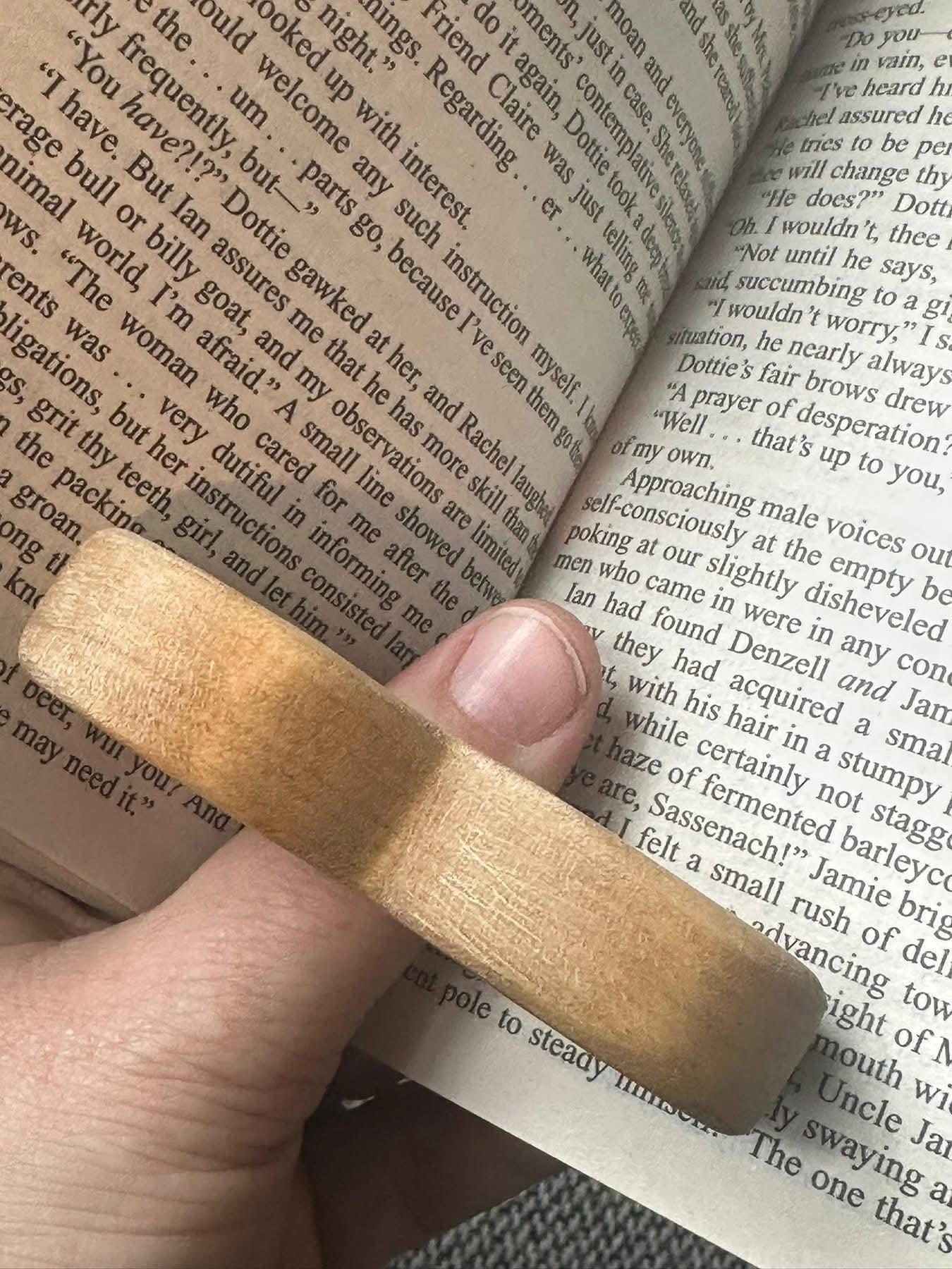 Handmade Book Buddy Page Holder