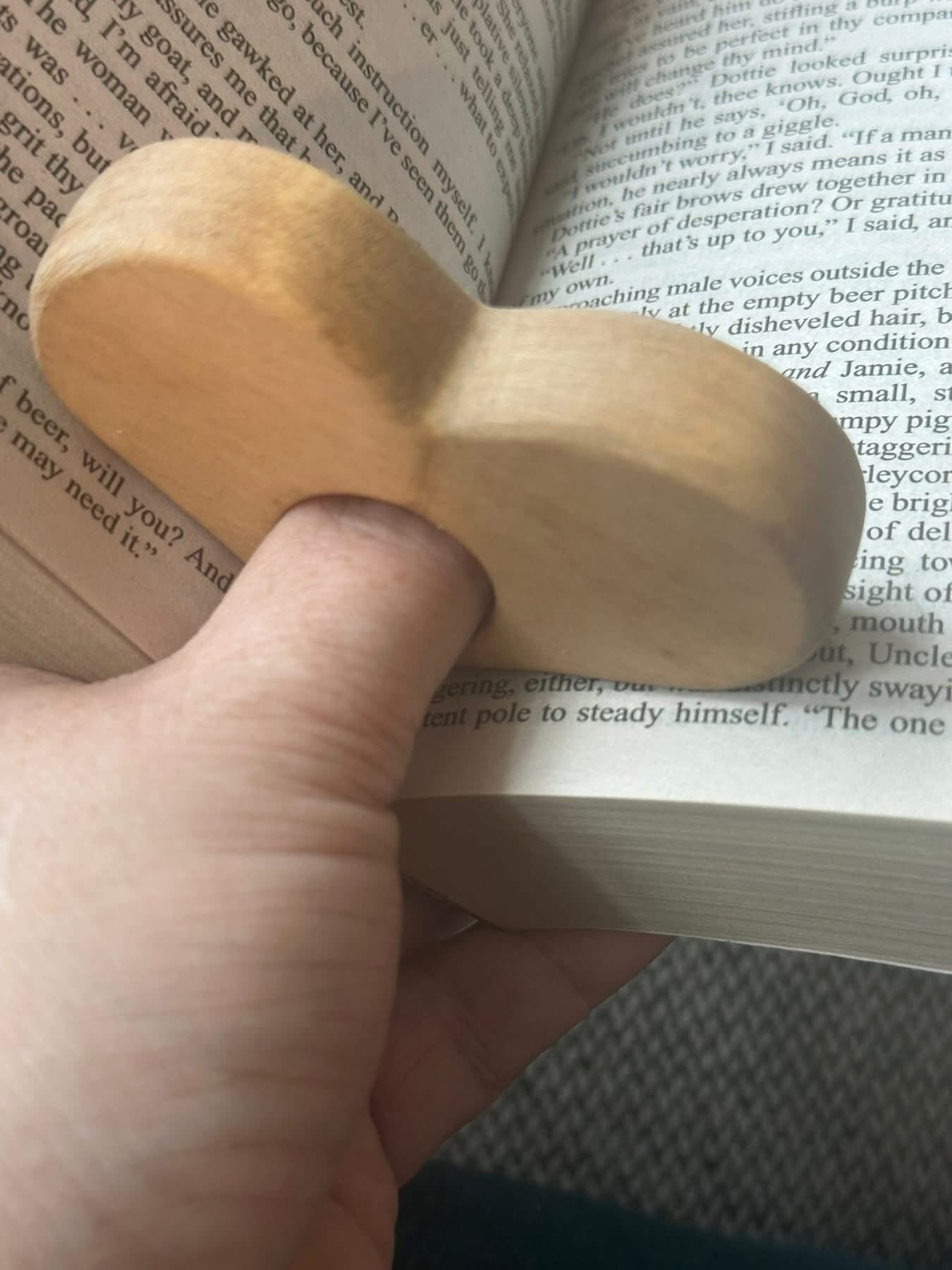 Handmade Book Buddy Page Holder