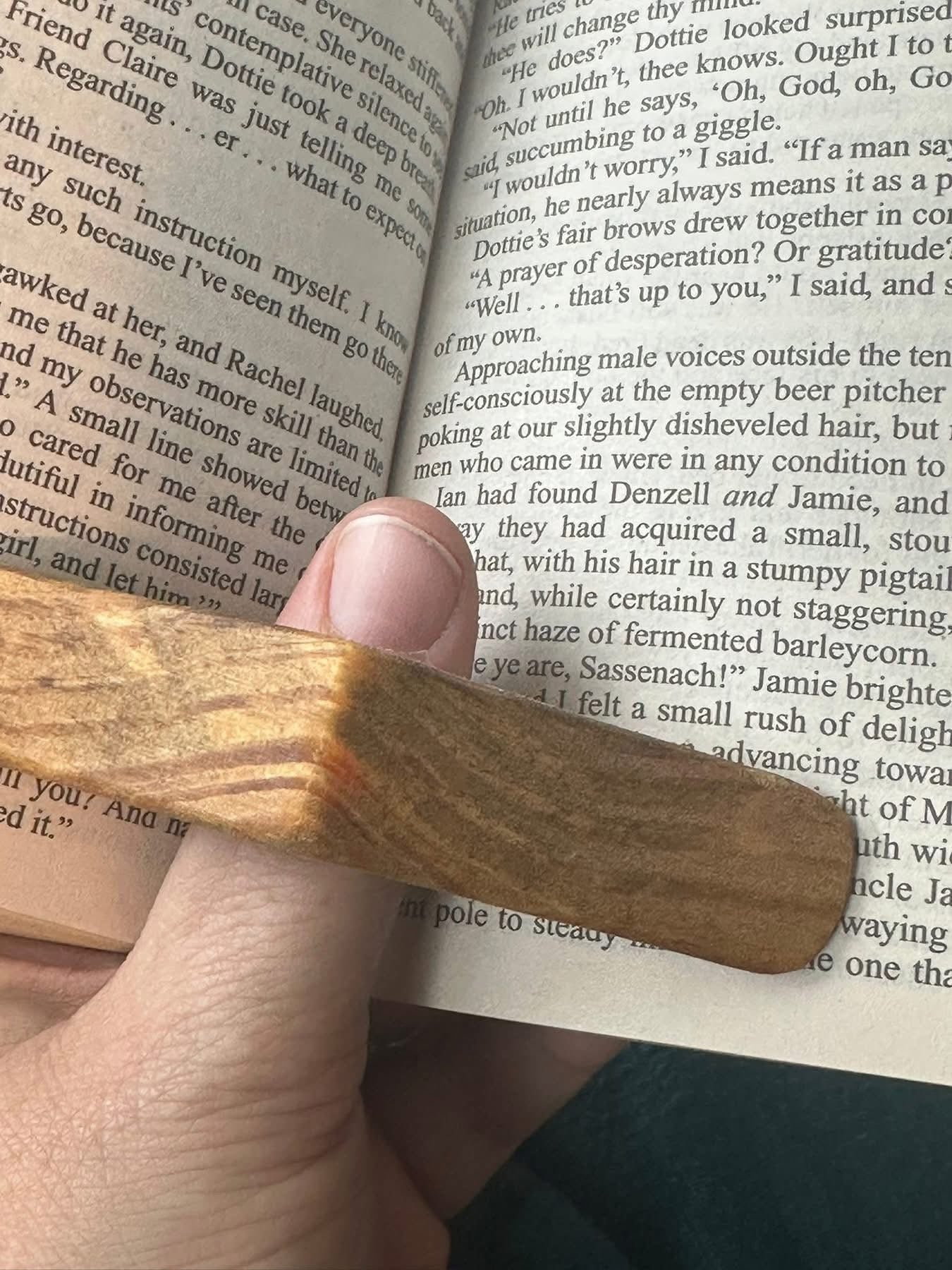 Handmade Book Buddy Page Holder