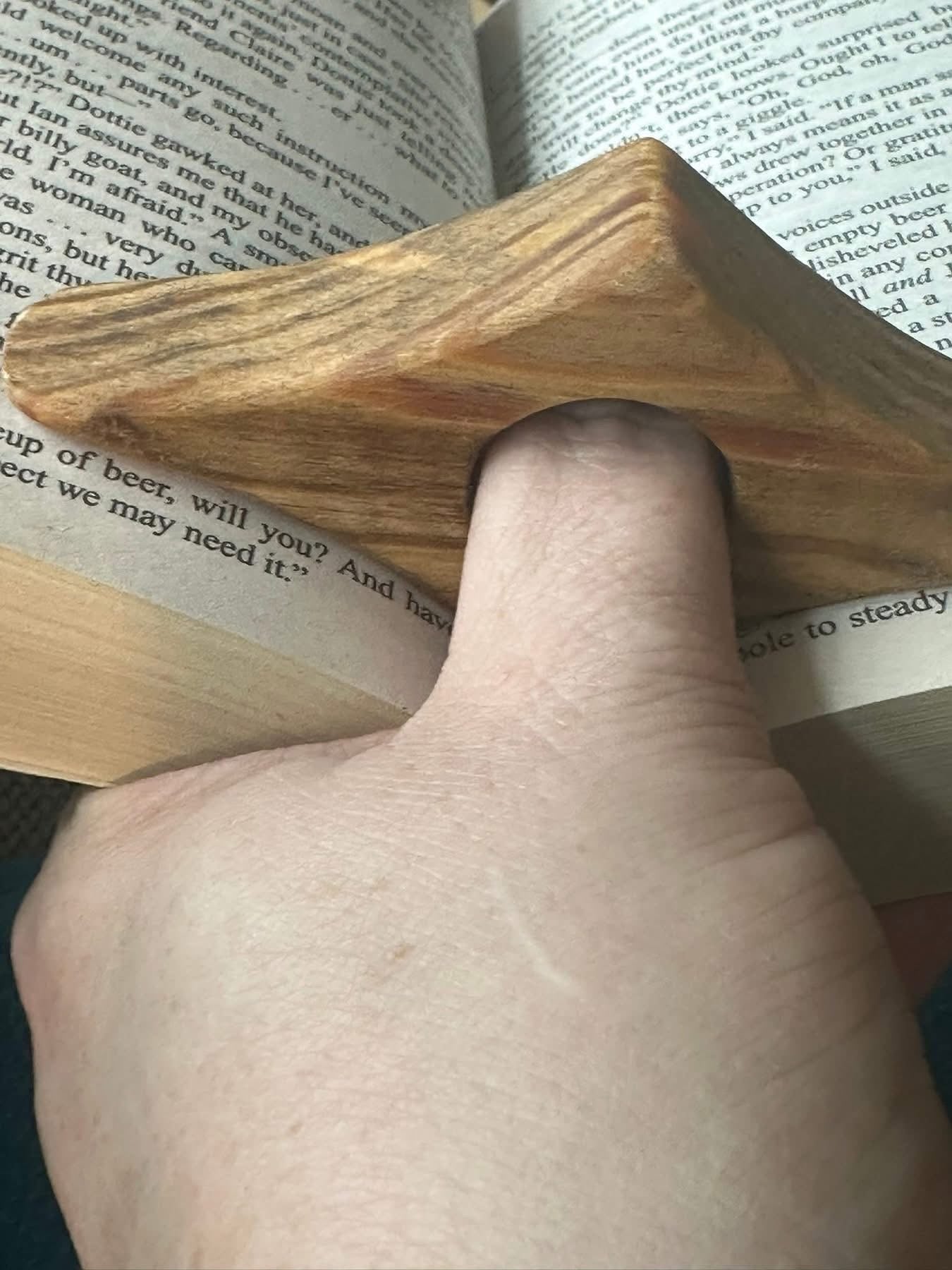 Handmade Book Buddy Page Holder